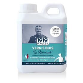 Vernis Bois Satiné Chêne Foncé 0,5L - Protection Durable pour Meubles