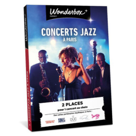 Wonderbox Connect - Coffret Cadeau Jazz à Paris pour 2 Personnes