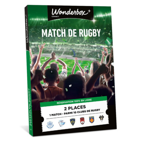 Coffret Cadeau Wonderbox Connect - 2 Places pour un Match de Rugby