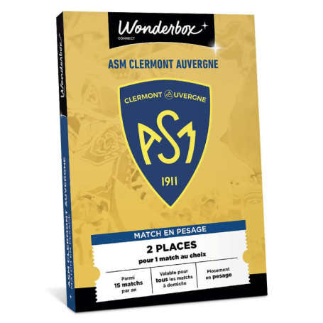 Coffret Cadeau Wonderbox - Match ASM Clermont pour 2 Personnes