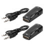 Adaptateur HDMI Femelle vers VGA avec Câble Audio 3,5 mm - Lot de 2