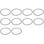Lot de 10 Joints Toriques en Caoutchouc pour Carburateur - Étanchéité Fiable