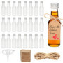 Lot de 24 petites bouteilles de liqueur JOFONY - 50 ml, réutilisables et pratiques