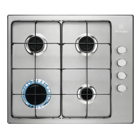 Plaque de Cuisson à Gaz Electrolux KGS6404SX en Acier Inoxydable