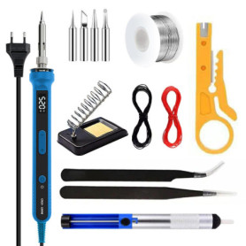 Kit de Fer à Souder Professionnel 100W avec Écran LCD et Contrôle de Température