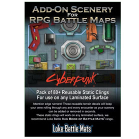 Loke BattleMats - Décors Cyberpunk pour Cartes RPG