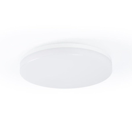 Plafonnier LED BARCELONA 18W avec Capteur Sonore et Crépusculaire - IP44