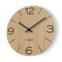 Horloge Murale Silencieuse Cander Berlin en Bois de Chêne 30 cm