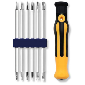 Kit de 12 Tournevis Ergonomiques PARENCE - Embouts Variés en Acier Carbone