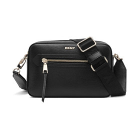 Sac à Main DKNY Bryant Ave en Cuir Noir et Doré