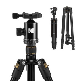 Trépied et Monopode KODAK Photo Gear 63" - Support Professionnel en Aluminium avec Télécommande Bluetooth