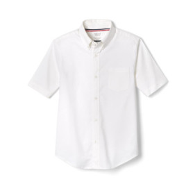 Chemise Oxford à Manches Courtes pour Garçon - Blanc - French Toast