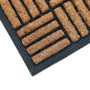 Paillasson Coco&Coir en Fibre Naturelle - Tapis Absorbant pour Intérieur et Extérieur