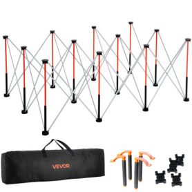 Établi Pliable VEVOR 186,5x126,1 cm - Support de Travail Portable 2041 kg