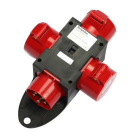 Distributeur de courant 16A 3x400V pour chantier