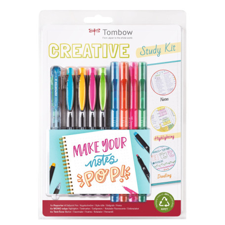 Kit Créatif Tombow pour Prise de Notes et Organisation Personnelle