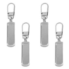 Tirettes de Réparation en Métal pour Fermetures Éclair - 4 Pièces Amovibles