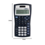 Calculatrice Texas Instruments TI-30 XIIS à double ligne - Solaire et batterie - Bleu foncé
