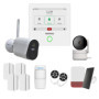 Pack Alarme Connectée WiFi/GSM Daewoo Touch 4,3" - Système de Sécurité Complet