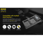 Chargeur Nitecore USN4 Pro pour Batteries Sony NP-FZ100 avec Écran LCD