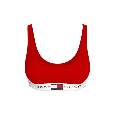 Brassière Unlined Femme Tommy Hilfiger - Rouge Éclatant, Taille XL