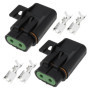Kit de 2 Porte-fusibles à 2 Broches EMSea pour Voitures - Compatible ATP/ATC/ATO