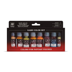 Peinture Acrylique Vallejo Game Color - Teintes Peau Mat 18 ml