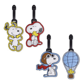 Lot de 4 Étiquettes à Bagages Snoopy - Disney
