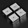 Pack de 4 Roulements Linéaires SBR16UU 16mm en Aluminium pour CNC