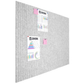 Lot de 12 Carreaux de Feutre Auto-adhésifs QWORK pour Tableau d'Affichage