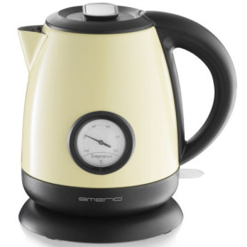 Théière Électrique Emerio 1L 2000W Noir - Design Vintage