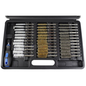 Lot de 38 Brosses Rondes en Nylon et Laiton pour Nettoyage Précis