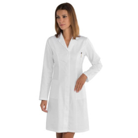 Blouse Femme Valencia Slim en Coton Blanc - Isacco