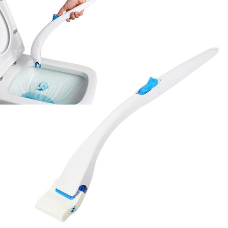 Brosse de Toilette Jetable avec Têtes de Rechange - Set Pratique pour Salle de Bain