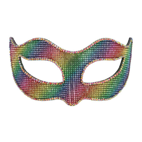 Masque Arc-en-Ciel Prisma pour Carnaval et Fêtes Thématiques
