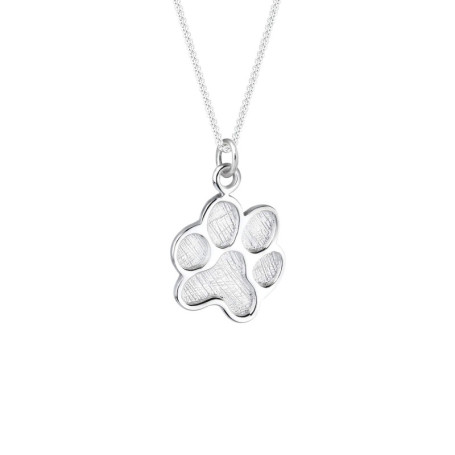 Collier Pendentif Patte de Chat en Argent 925 pour Femme