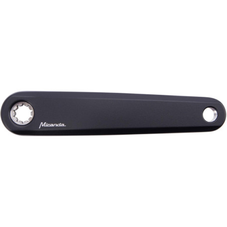 Manivelle Delta 0 en Aluminium Noir 170mm - Miranda