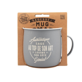 Mug Nomade Personnalisé pour Homme - Tasse à Thé et Café en Mélamine Pastel
