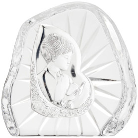 Presse-papiers en Cristal de Plomb Transparent 11,5 cm - Élégance et Raffinement