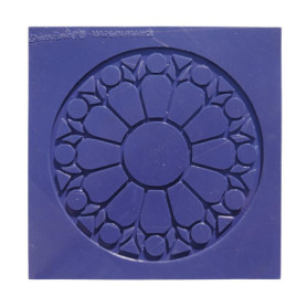 Moule en Silicone Déco Relief pour Tuiles Croustillantes - Violet