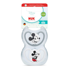 Sucettes NUK Perfect Match Air Mickey Mouse 18-36 mois - Orthodontiques et Aérées