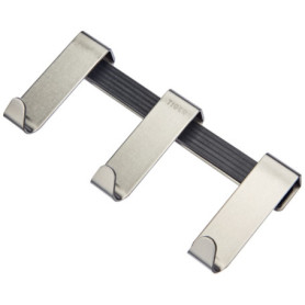 Barre à Crochets de Douche en Acier Inoxydable Tiger Rack Basic