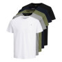 Lot de 5 T-shirts JACK & JONES en Coton Blanc Taille L