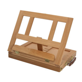 Chevalet de Table Lisa en Bois Massif - Pratique et Pliable pour Artistes
