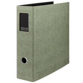 Classeur Rössler S.O.H.O. DIN A4 Sage avec Étiquette de Dos - 85 mm