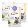 Litière Végétale BeNatural pour Chat au Tofu - 5,5L, Anti-Odeur, Écologique