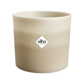 Pot de Fleurs Elho Colour Gradient 16cm - Beige Grès en Plastique Recyclé