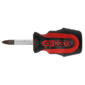 Tournevis court KS Tools ERGOTORQUEPlus PZ1 ergonomique