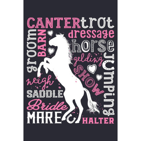 Carnet Équestre : Journal Ligné pour Passionnés de Chevaux