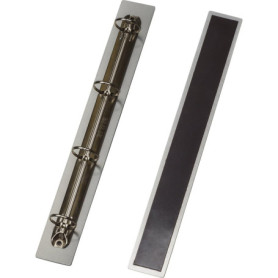 Support Magnétique Tarifold A4/A3 avec Anneaux - Gris/Noir